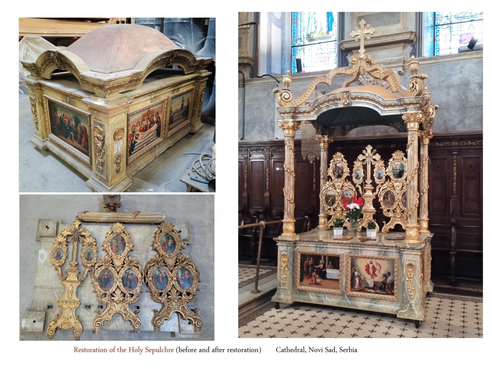 Restoration of the Holy Sepulchre, Novi Sad, Serbia