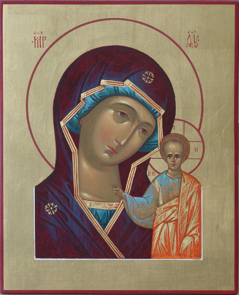 Kazan Icon of the Mother of God (Wedding pair of icons)