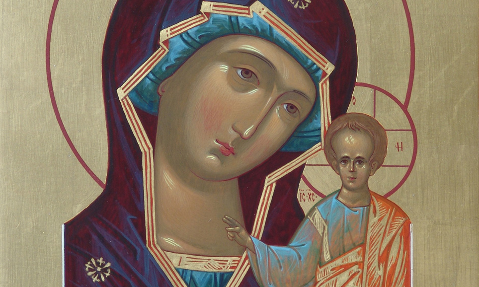 Kazan Icon of the Mother of God (Wedding pair of icons)