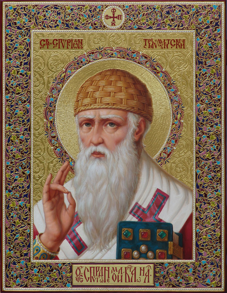 Icon of Spyridon of Trimiphunt