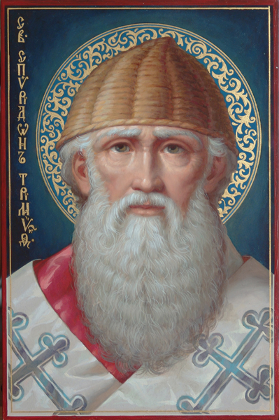 Icon of St. Spyridon of Trimphund
