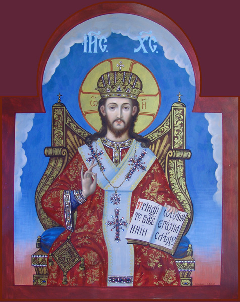 Icons "Lord Almighty" and "Holy Mother of God"