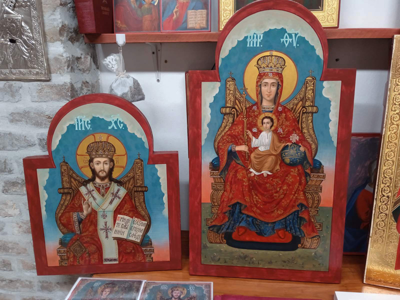 Icons "Lord Almighty" and "Holy Mother of God"