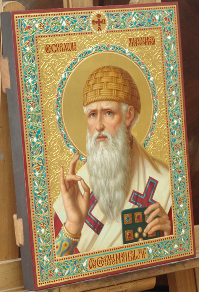 Icon of St. Spyridon of Trimphund