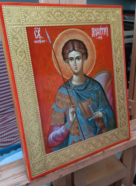 Icon of Demetrius of Thessaloniki