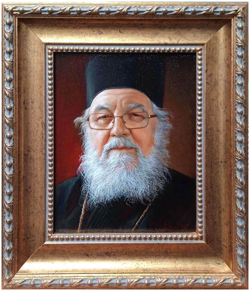 Portrait of Bishop Vasily (in the world Vaso Vadic, serb. Васо Вадић)