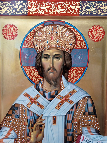 icon "Christ the Great Bishop"