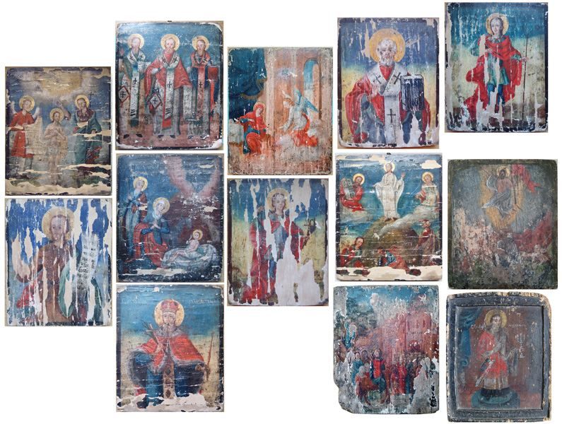 Restoration-Album. Icons from the exposition of the Sremski Karlovci Seminary, Serbia. 