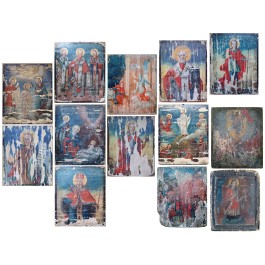 Icons from the exposition of the Sremski Karlovci Seminary, Serbia