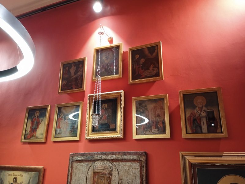 Icons from the exposition of the Sremski Karlovci Seminary, Serbia