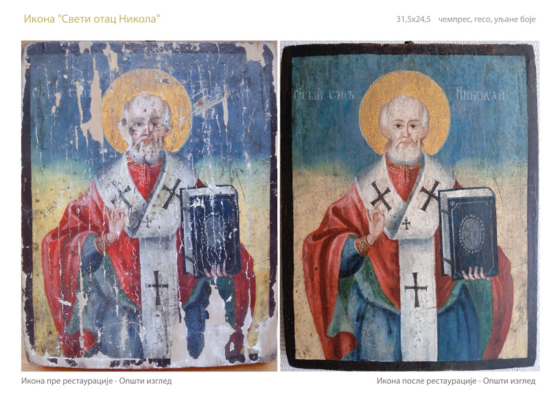 Restoration-Album. Icons from the exposition of the Sremski Karlovci Seminary, Serbia. 